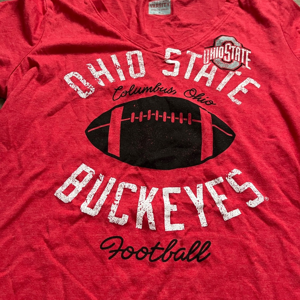 Ohio State Buckeyes Red T-Shirt L/XL